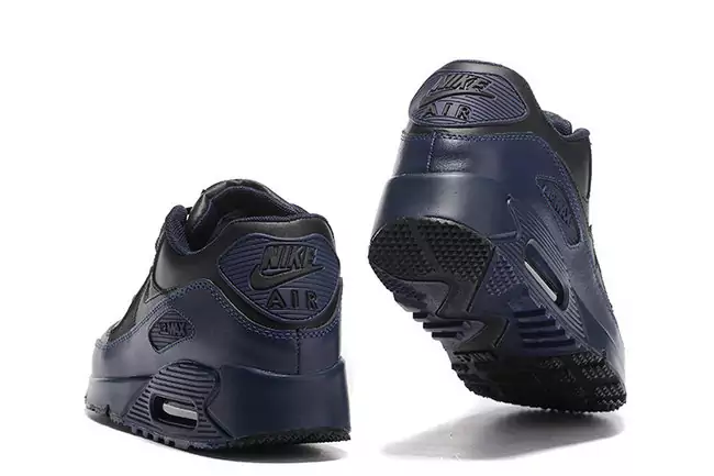 air max 90 chaussures nike tendance retro noir blue